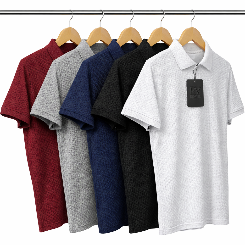 Kit com 5 polos Polo Elegant - imagem 2